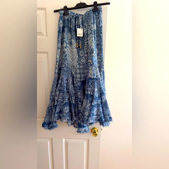 Free people calista printed maxi skirt - Picture 3 of 7